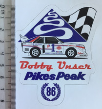Sticker / Aufkleber, Audi Quattro S1, Bobby Unser, #1 Pikes Peak 1986
