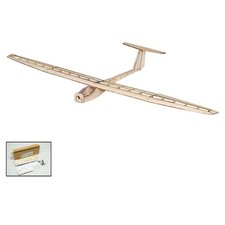 F1501 Balsa Airplane Glider 1550mm Wingspan Easy To Control Wood Aircraft DIY