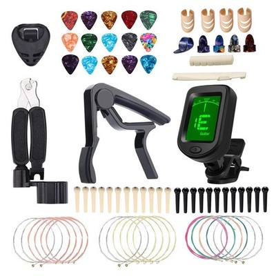 Zubehör-Sets für Akustikgitarren, professionelles Zubehör für E-Gitarren