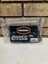 Frabill Black Poly Replacement Net, Hoop Size 17" x 19"