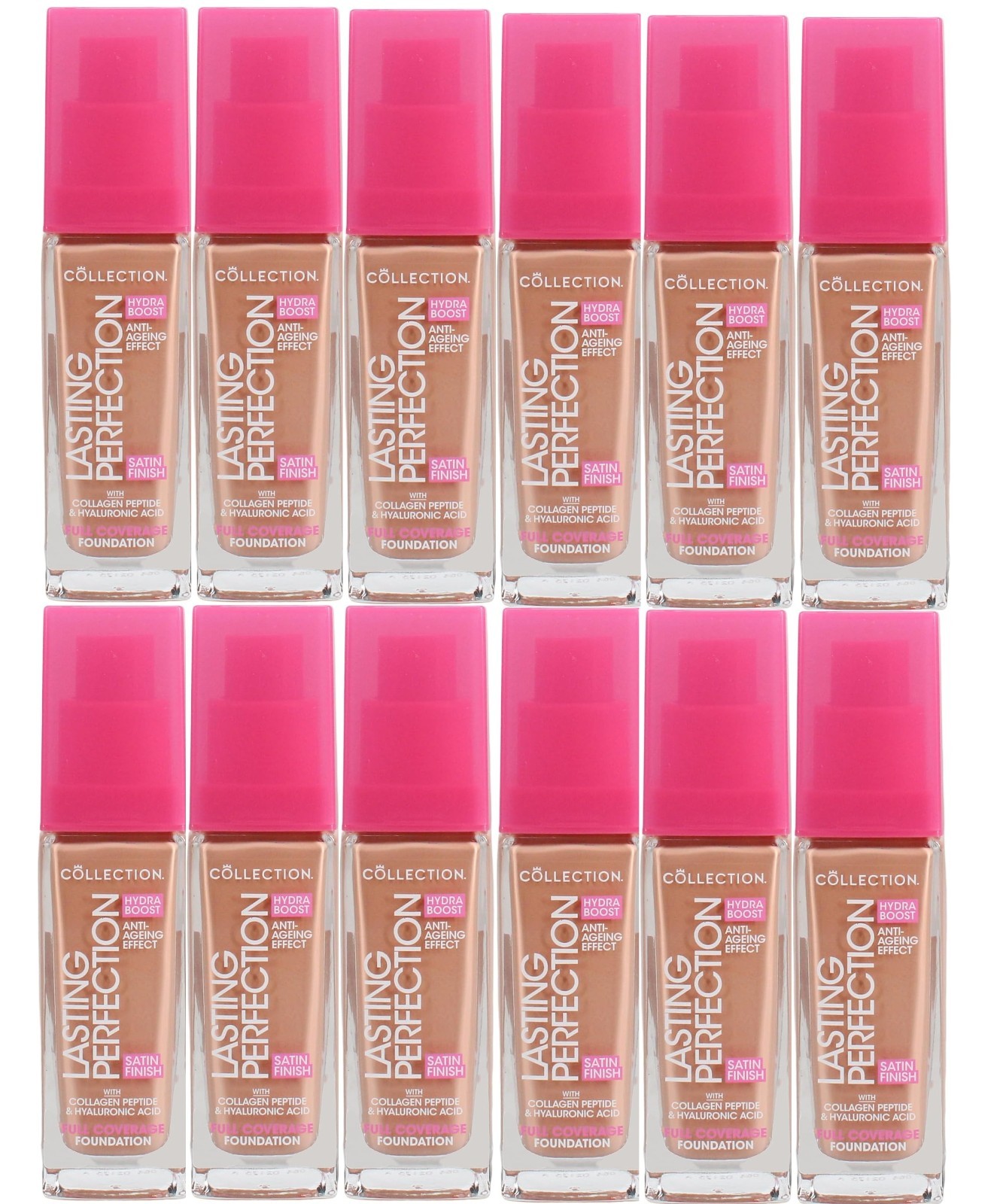 12pcs Collection Lasting Perfection  Satin Foundation | Vanilla Cool 9C |