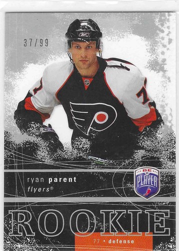 2007/08 Be A Player BAP Ryan Parent Philadelphia Flyers RC #/99