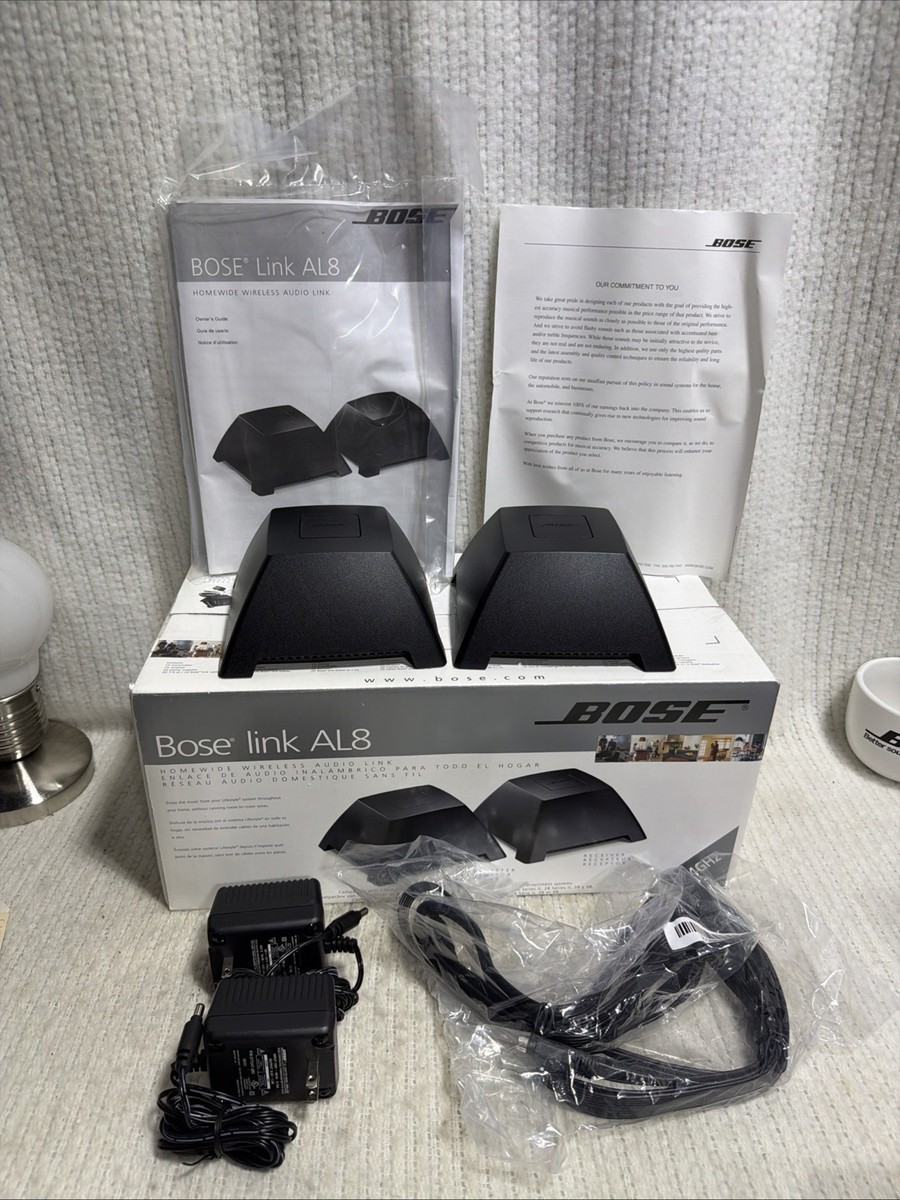 BOSE LINK AL8 HOMEWIDE WIRELESS AUDIO LINK 2.4 MODEL # 037388 NEW