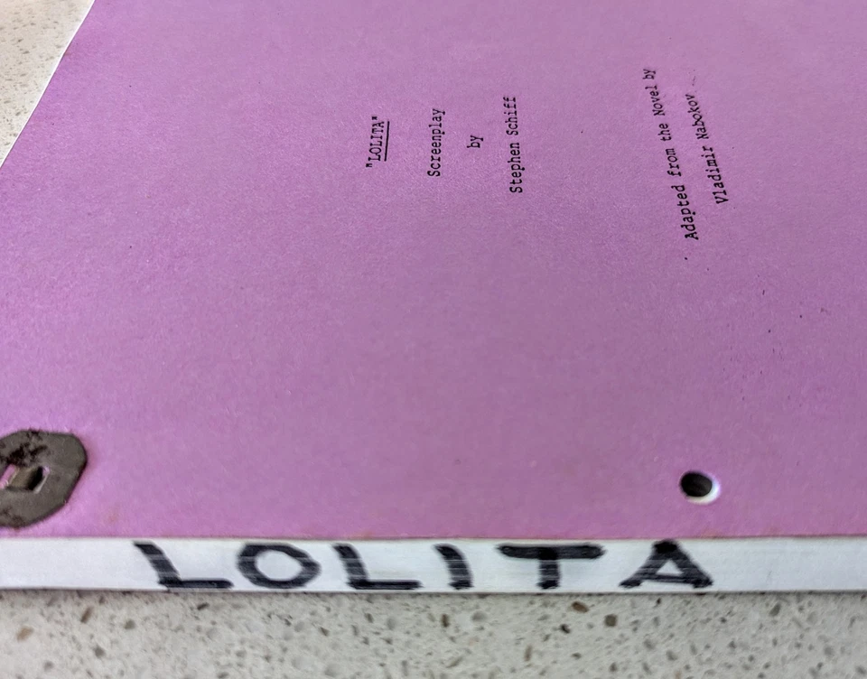 Lolita (1997) Movie Film Script Screenplay - Image 2 of 4