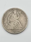 1858 O Seated Liberty Half Dollar Silver 50c