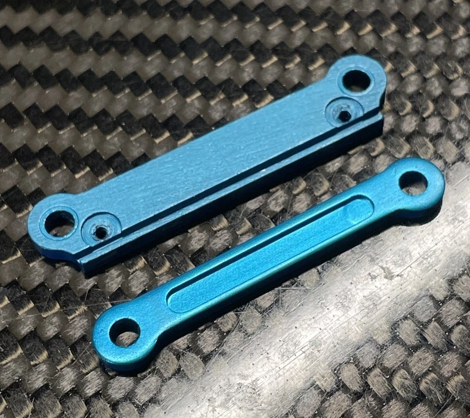 Trinity RC XXX Rear Front Arm Brace Alloy Vintage Blue Losi New - Image 2 of 3