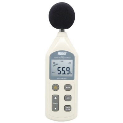 WS1361C 30-130dB Digital Sound Level Decibel Meter USB Communication+ ...