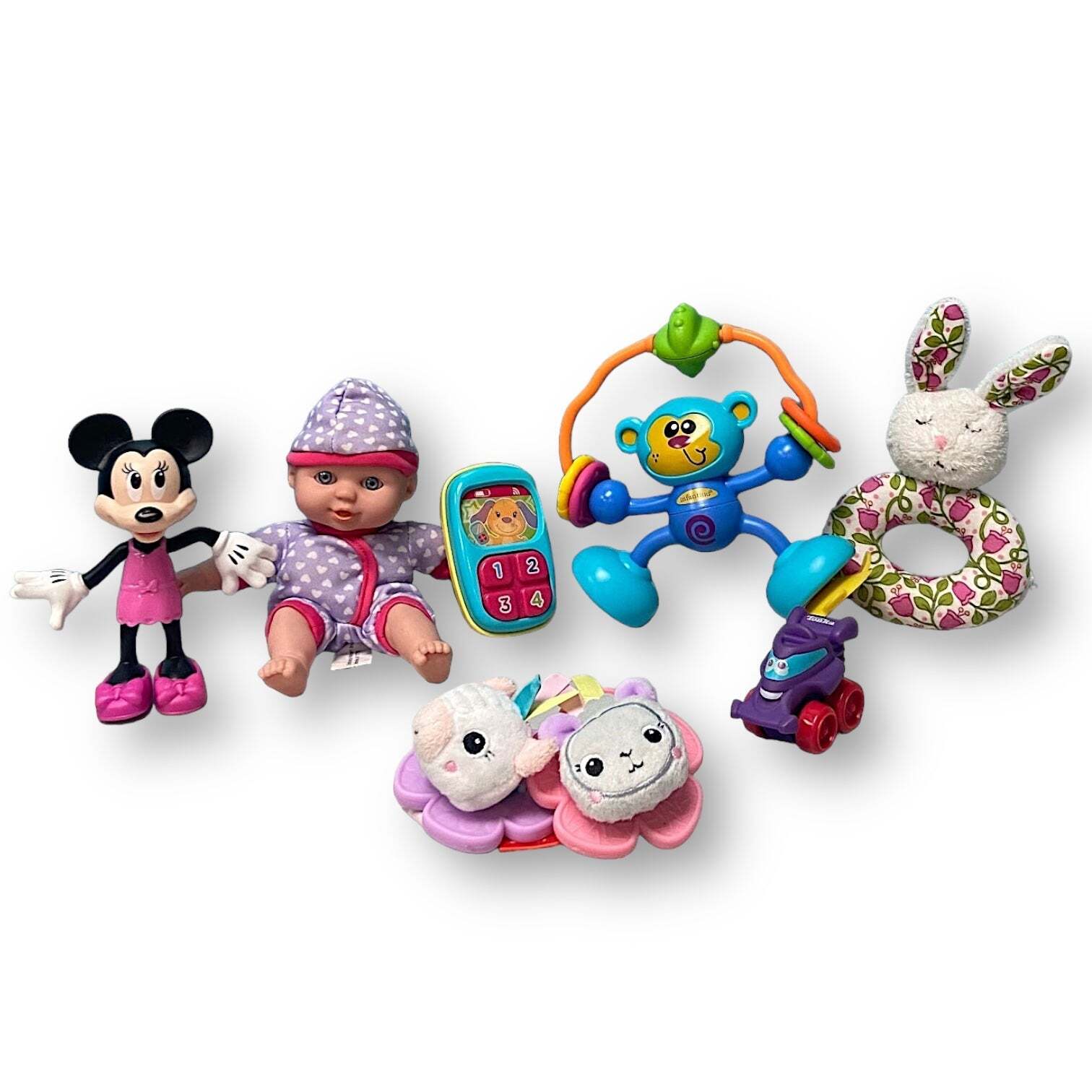 Fun Collection of Baby/Toddler Dolls, Rattles, & Toys