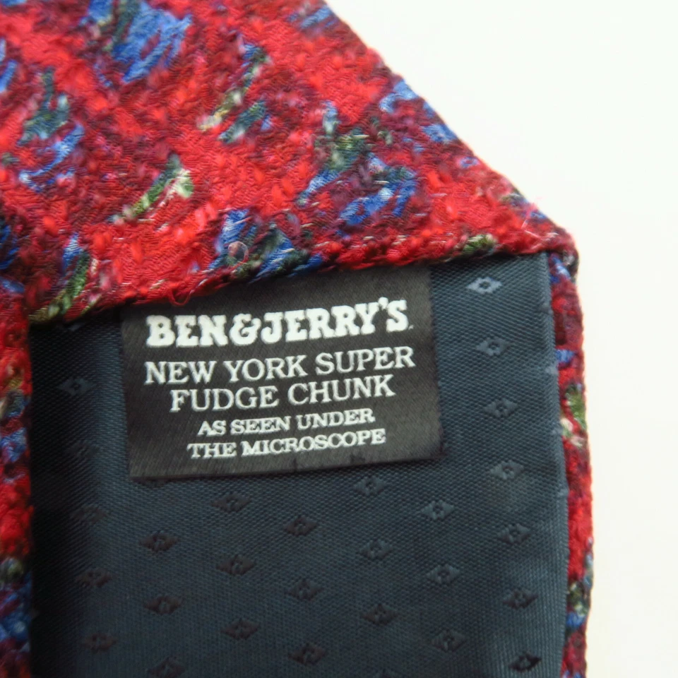 Corbata Molecular Expressions Ben & Jerry's New York Super Fudge Chunk 58"x3.75" Foto 4 de 4