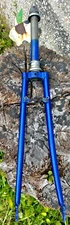 Vintage Miyata Touring Fork Blue Cantilever 22.2  TANGE HEADSET  1" Threaded
