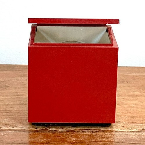 Lampe CINI & NILS – Design Iconique OPI Milano - Modèle : Cuboluce rouge - Foto 7 di 15