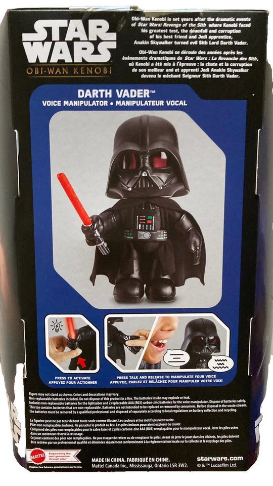 Star Wars Obi-Wan Kenobi Darth Vader Voice Manipulator NEW 3+ - Image 4 of 4