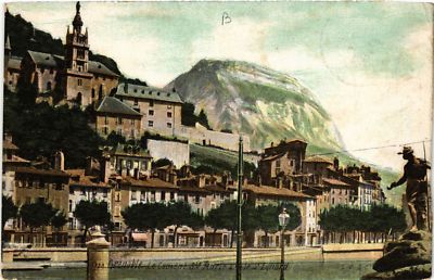 Old postcard Grenoble - Le Couvent Ste-MARIE & le St-Eynard (655234)