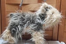 Puppy at Heart Yorkshire Yorkie Terrier Purse  Plush Fashion Purse Strap