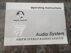 <!--F#f_0-->GENUINE VT COMMODORE EUROVOX SERIES AUDIO SYSTEM HANDBOOK HPB-7975<!--F/-->