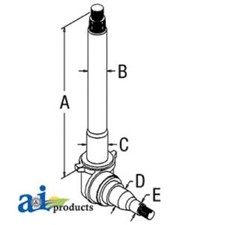 A-d5nn3105e For Ford Tractor Spindle Rh 5700; 6700; 7700