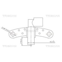 Impulsgeber, Kurbelwelle Triscan 8855 25102 FüR Renault Dacia Hitachi