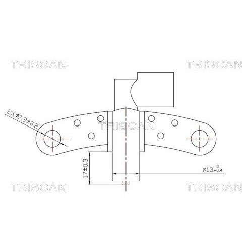 Impulsgeber, Kurbelwelle Triscan 8855 25102 FüR Renault Dacia Hitachi-image