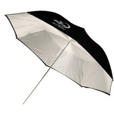 Eclipse Umbrella , White, Black Cover, 29"