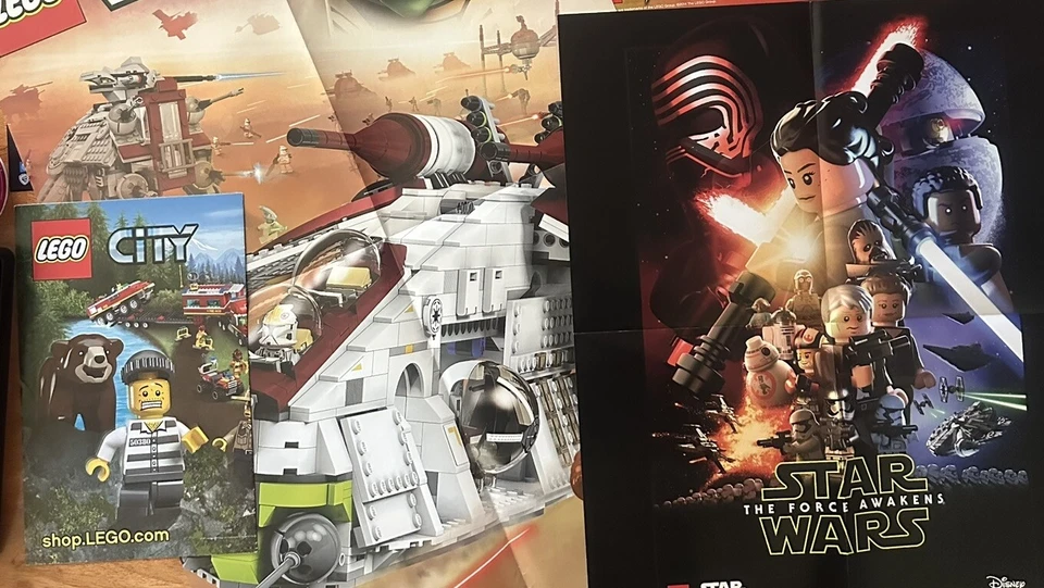 Lego Posters  25  + Original Star Wars  Batman Spiderman Bionicle # 1 - Image 2 of 4