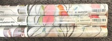 25 FROSTED PRIVACY WINDOW FILM NATURE BIRDS WHITE GLASS STICKER 29.5" x 78"