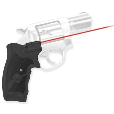 Crimson Trace Red Lasergrips for Ruger SP101 Revolvers (Rubber Overmold) #LG-303