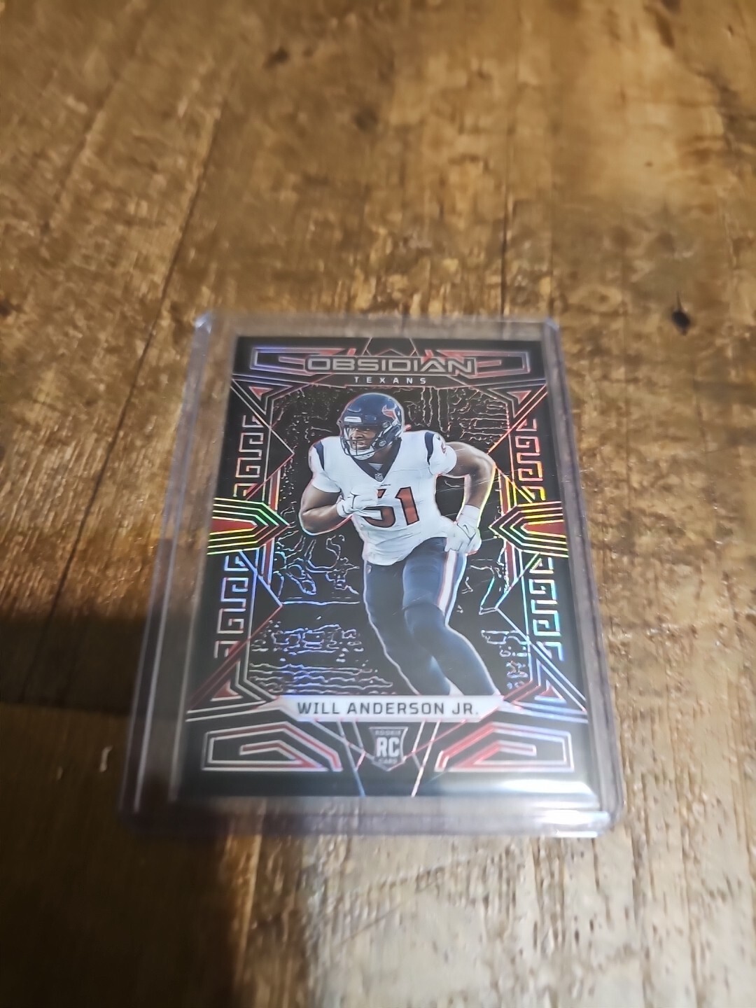 2023 Panini Obsidian - #141 Will Anderson Red Electric Etch /8(RC)