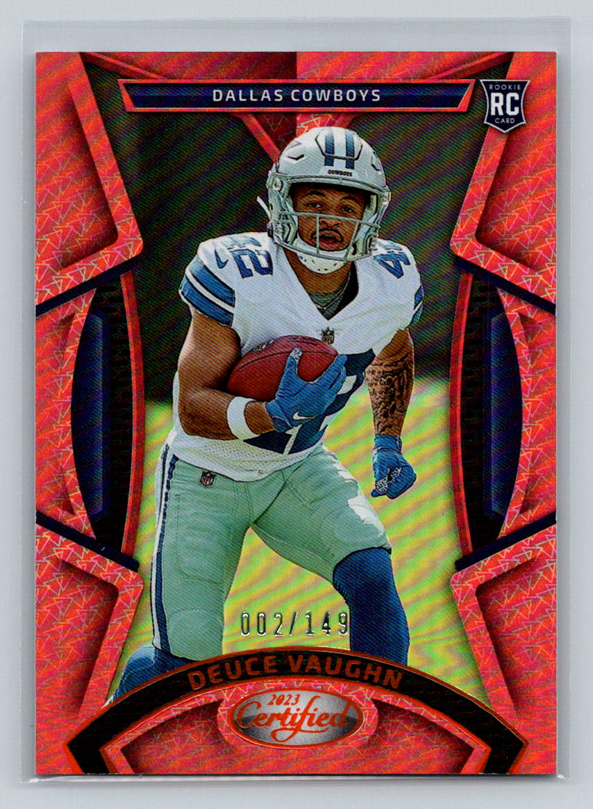 2023 Certified #179 Deuce Vaughn (RC) -Orange 002/149-Cowboys