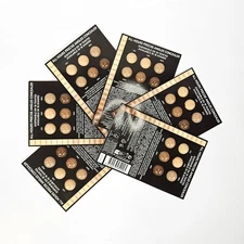 6x YSL Yves Saint Laurent ALL HOURS CONCEALER Precise Angles 6-Shade Sample Card