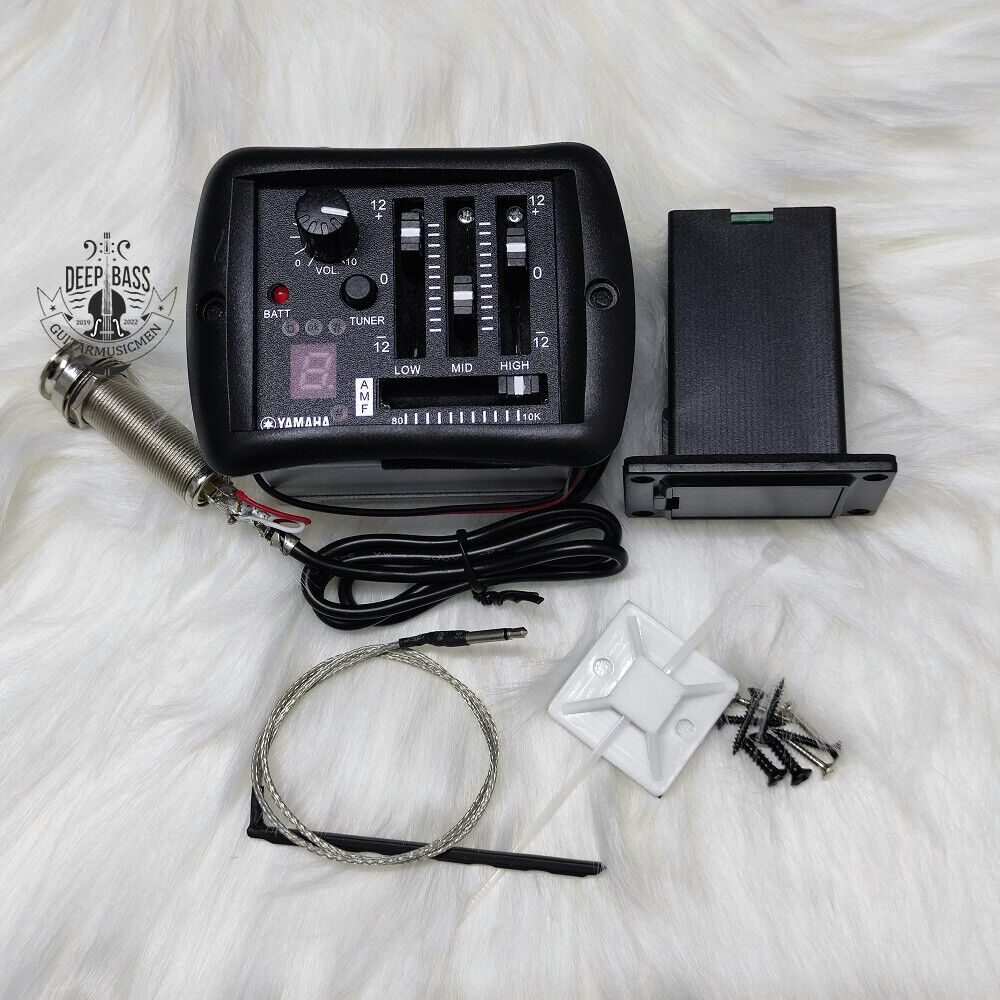 For Yamaha Acoustic Guitar Pickups 3-Bands Tuner Preamp For Yamaha Acoustic Guitar Pickups 3-Bands Tuner Preamp