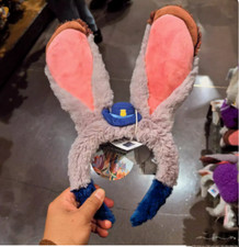 Authentic Disney 2023 Zootopia Judy Hopps Ear Headband Shanghai Disneyland