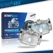 Front Brake Calipers w/ Brackets Assembly for 2001 - 2005 Honda Civic Acura EL
