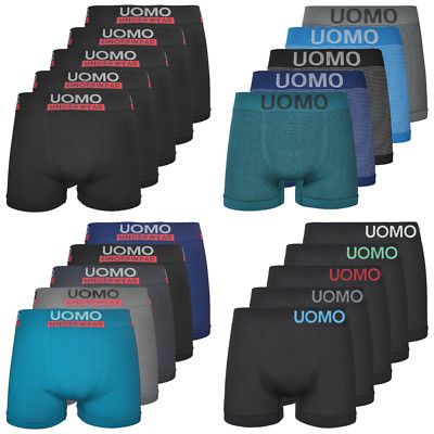 10er/6er Pack Boxershorts Microfaser Herren Retro Shorts Unterwäsche Unterhosen