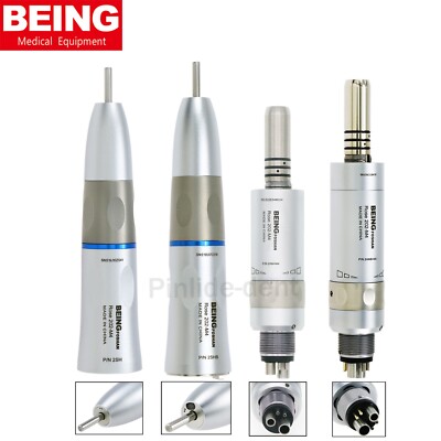 BEING Dental 1:1 Fiber Optic Low Speed Straight Handpiece fit KaVo NSK Air Motor