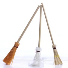 Factory Direct Craft Bulk Package of 18 Miniature Brooms and Mops