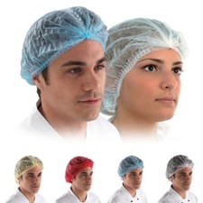 1,000 Disposable Hair Nets Elasticated Mob Caps Spray Tanning Cap Food Catering