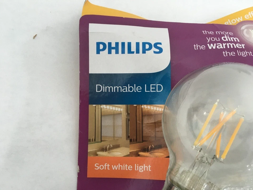 NEW Philips 2-pk 40W Globe G25 Indoor/Outdoor LED Bulbs Soft White 2700K (dst) - Image 2 of 4