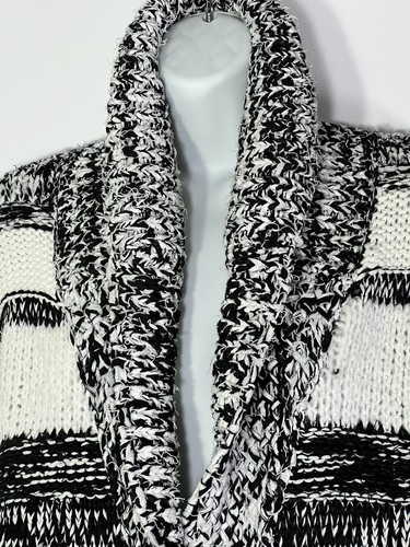 360 Sweater Cardigan Women's Extra Small New Annie Stripe Long Sleeve Cotton - Picture 4 of 17