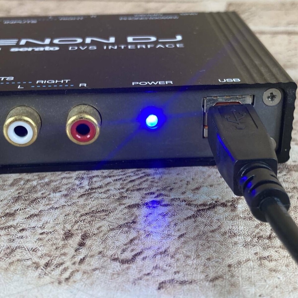 Denon DJ DS1 Serato Digital Vinyl Auido Interface Confirmed Operation