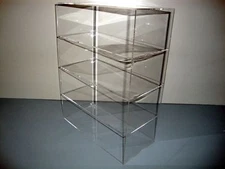 DS-Acrylic Lucite Countertop Display Case ShowCase Box Cabinet 12" x 4" x 16"