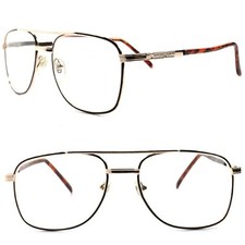 True Vintage Classic Old Fashioned Indie Square Gold Frame 2.25 Reading Glasses