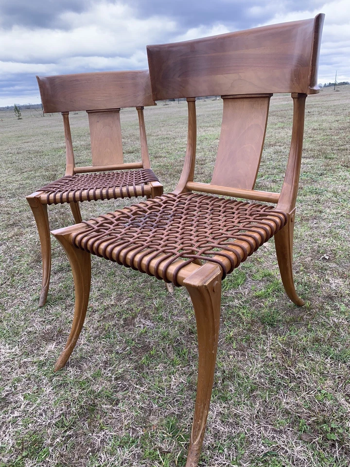 Пара стульев Klismos, разработанных T.H. Robsjohn-Gibbings для Афинских Сардис - Изображение 4 из 4