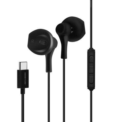 Headphone Micro Integrated Remote USB-C Port - Black - Picture 1 of 6