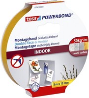 Tesa Powerbond Montageband Indoor, 19 Mm X 5,0 M