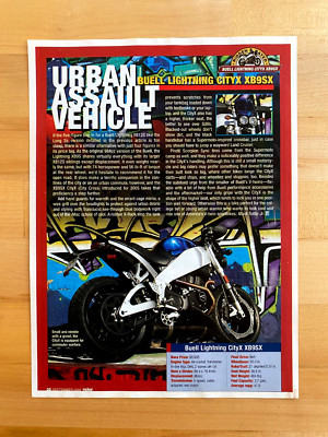 2005 Print Ad Buell Lightning CityX XB9SX
