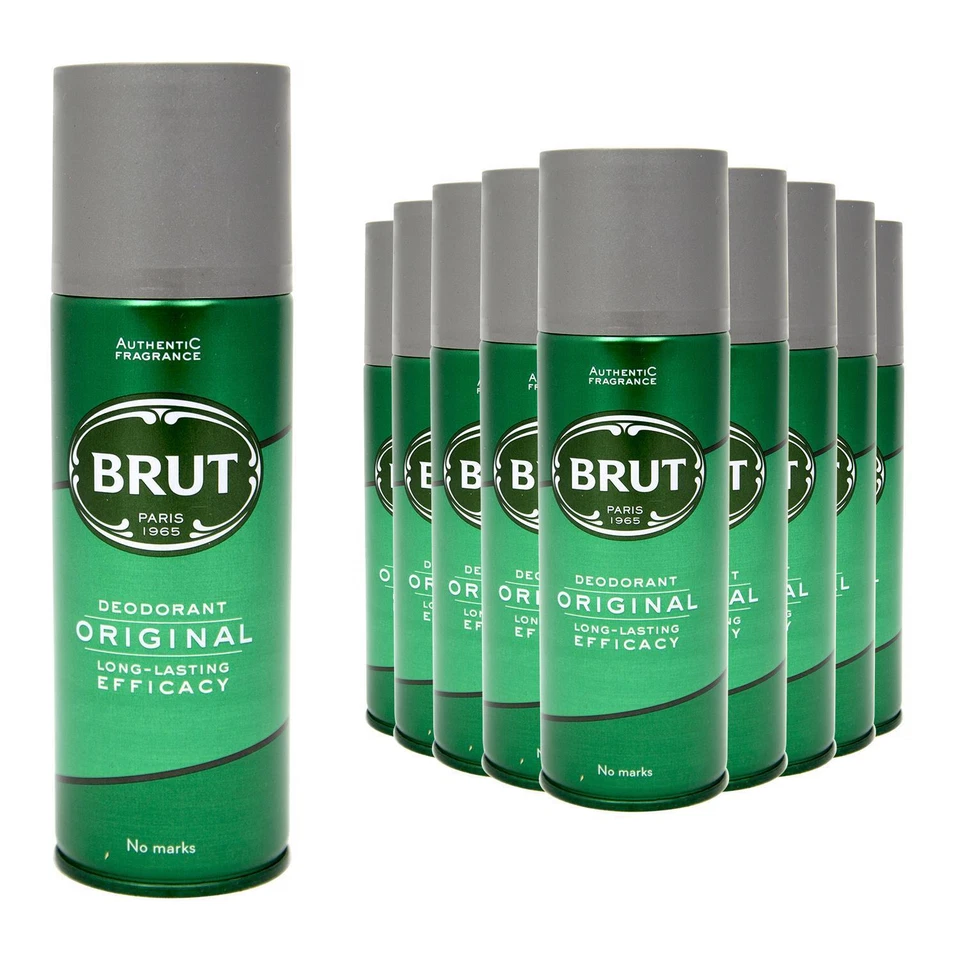 Brut Original Men's Deodorant Body Spray with Distinctive Fragrance, 200ml