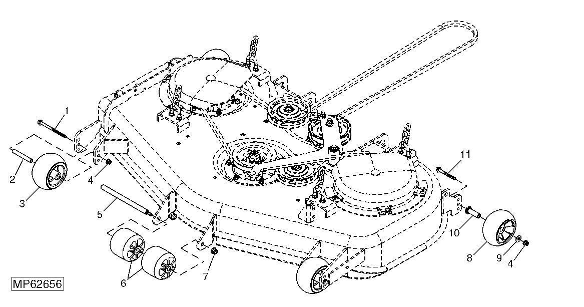 Cancanle - Set Di 2 Ruote Per John Deere TCU18744 Di Ricambio Per Oregon 72-032 - Foto 9