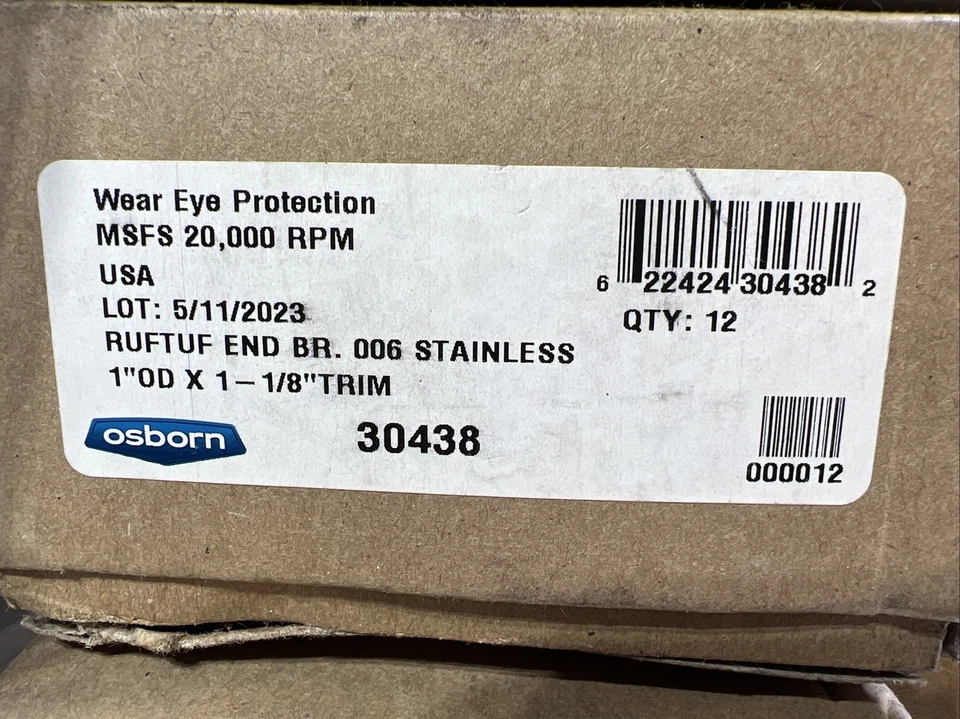 Osborn 83096 (30438) Alambre de nudo de cepillo final 1” x 0,066” ¡¡ENVÍO RÁPIDO GRATUITO!!! Foto 4 de 4