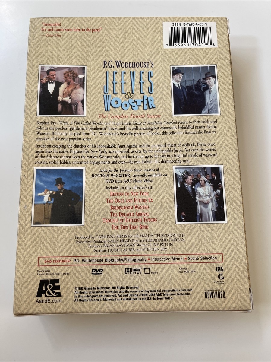 (未使用･未開封品)Jeeves &amp; Wooster: Complete 4 Season [DVD] 未使用・未開封品)Jeeves & Wooster: Complete 4 Season [DVD