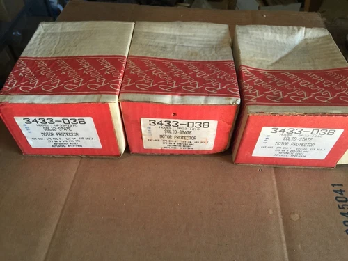 LOT OF 3 NEW ROBERSHAW SOLID STATE MOTOR PROTECTOR KITS MP3433 SERIES